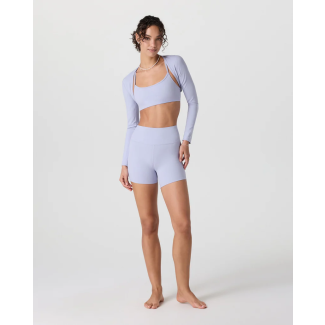 Velnique Flexi Bolero Workout Set Platinum Heather-L