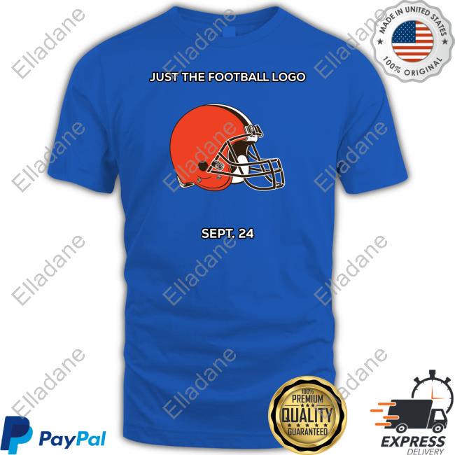 Cleveland Browns Just The Football Logo Sept 24 T-Shirt