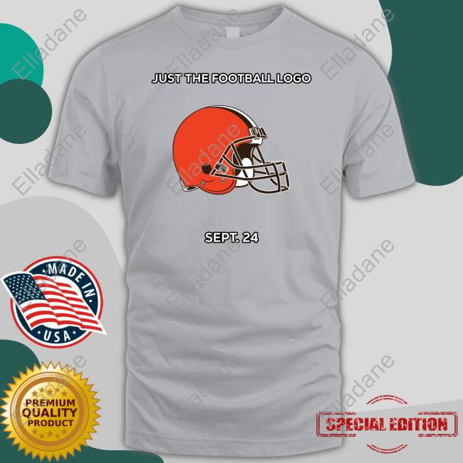 Cleveland Browns Just The Football Logo Sept 24 Sweatshirt