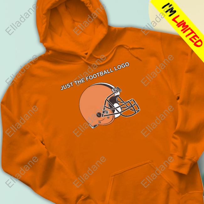 Homage Shop Cleveland Browns Just The Football Logo Long Sleeve