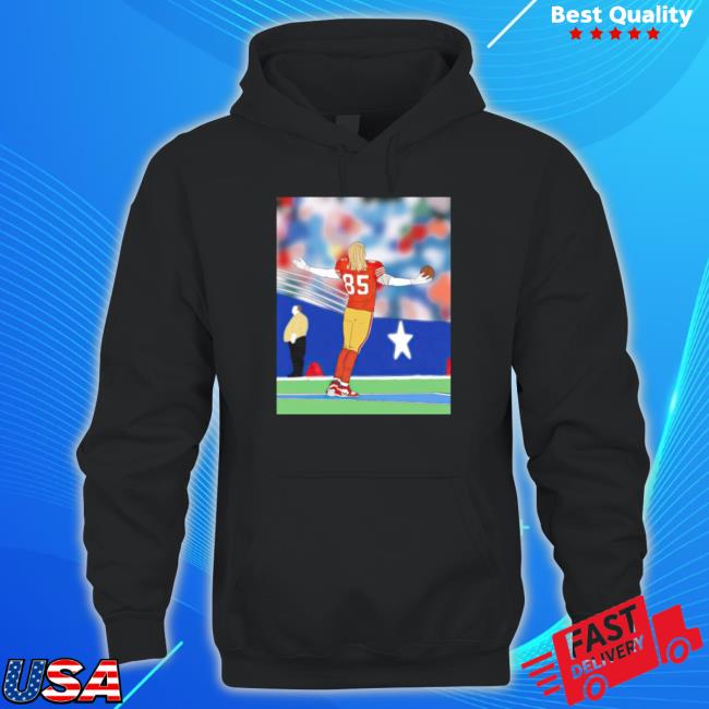 George kittle over the middle official shirt, hoodie, sweater, long sleeve  and tank top