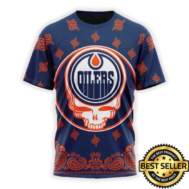 NHL Edmonton Oilers Cool Design Zip Up Hoodie