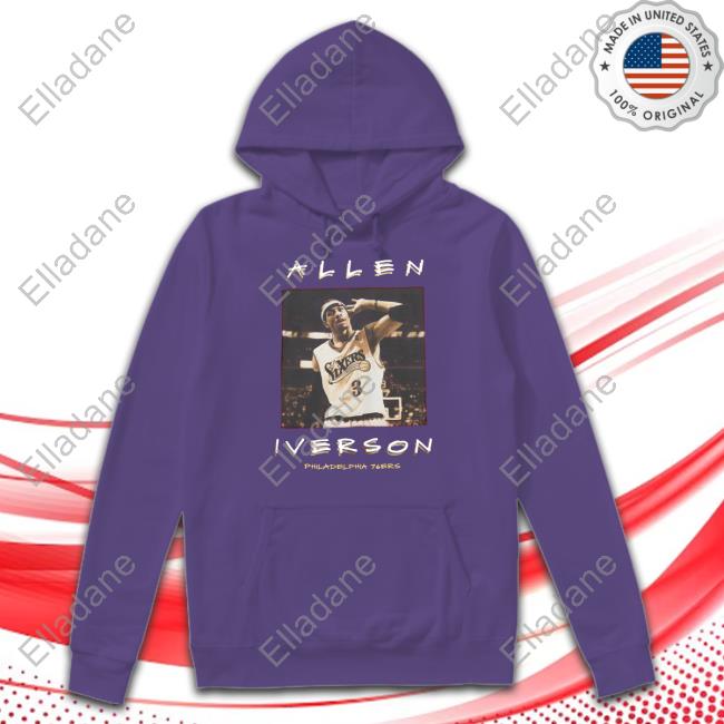 Dawn Staley Wearing Allen Iverson Philly 76ers Unisex T Shirt - Elladane