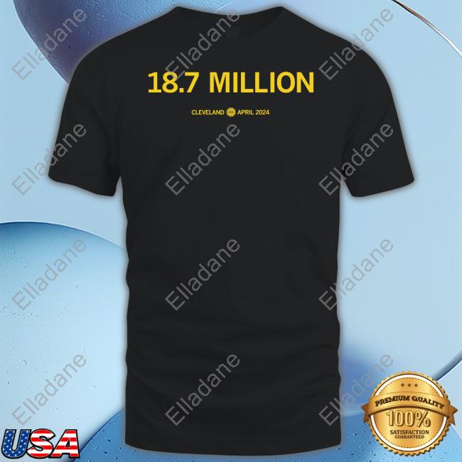 18.7 Million Cleveland April 2024 Sweatshirt